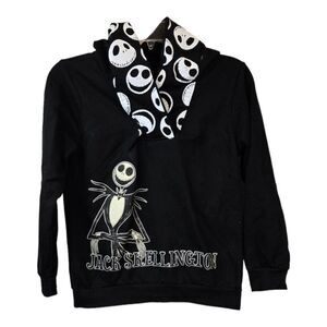 Kids Jack Skellington Hoodie Disney Nightmare Before Christmas Pullover Fleece